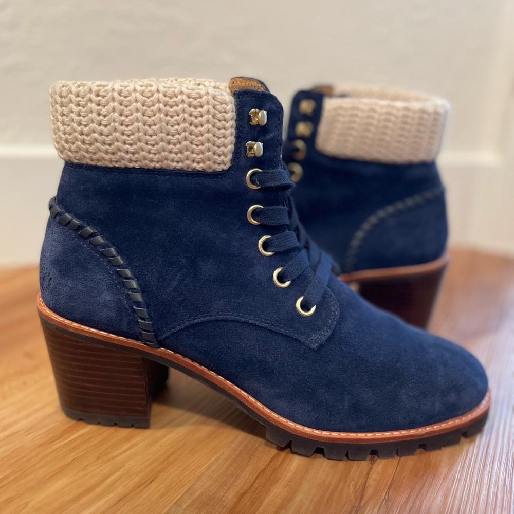 Jack Rogers Lace-up Bootie Heels